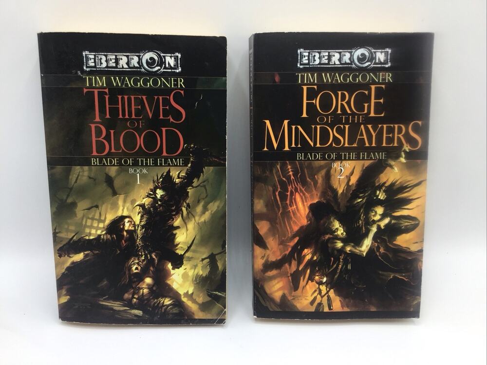 Eberron Blade of the Flame Series Books 1 & 2 Tim Waggoner Fantasy Paperback